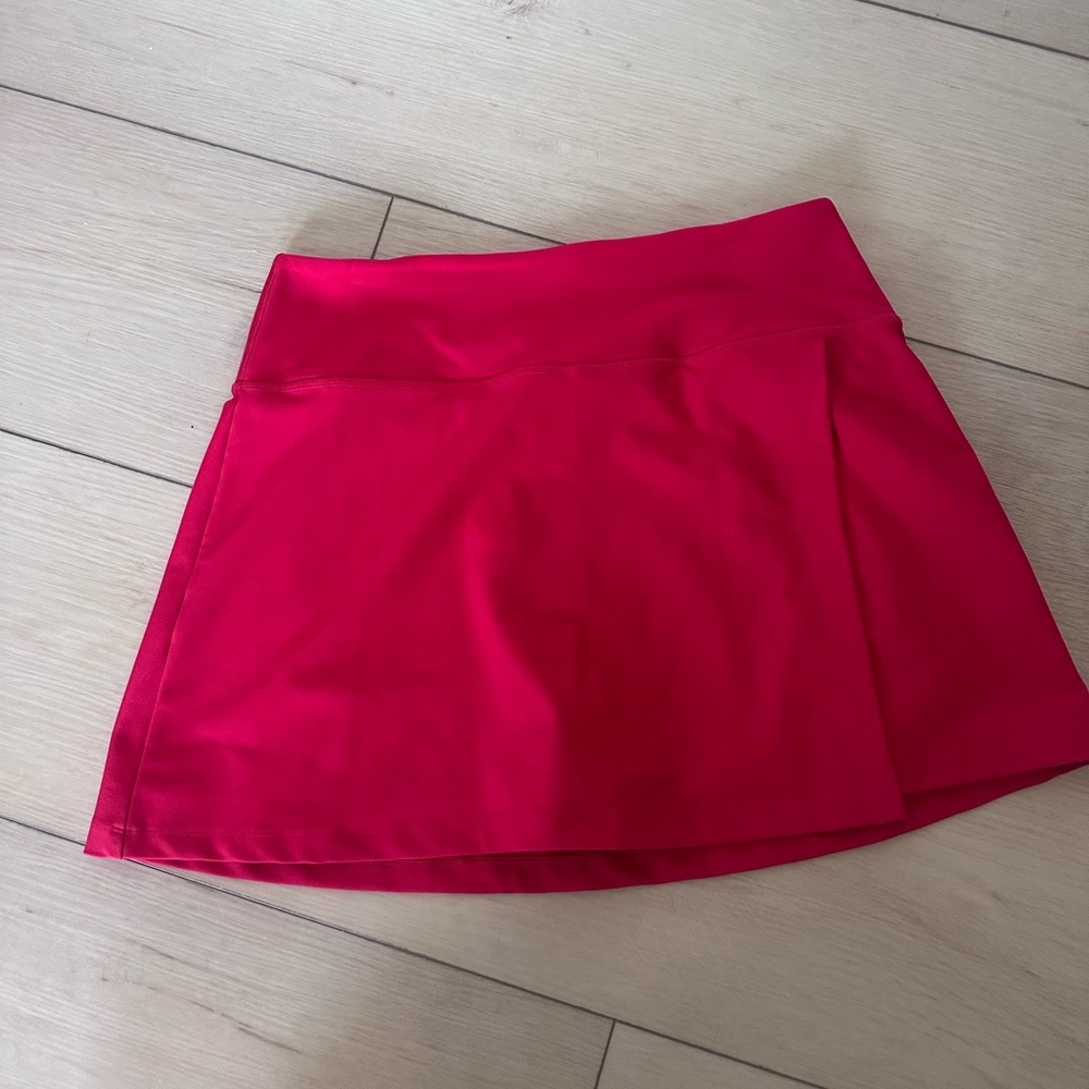 Abercrombie & Fitch Vibrant Red Athleisure Skort